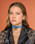 SiaLinda: Halsband Blue Sky, echtes Leder himmel blau, zwei O - Ringe 20mm zur Auswahl, Geschenkverpackung - SiaLinda.com